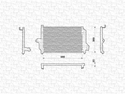 MAGNETI MARELLI 350203214000 -  Конденсатор, кондиционер